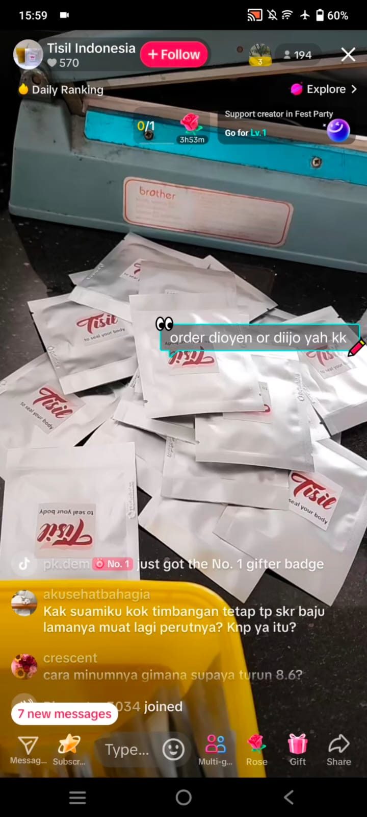 Testimoni Akusehatbahagia – Hasil TISIL Supergrains
