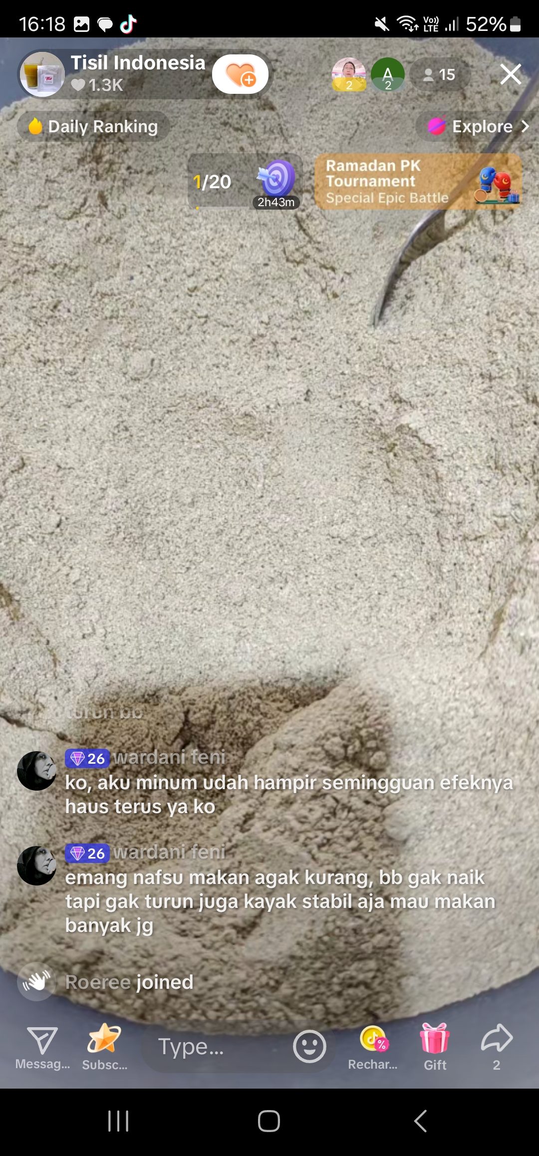 Testimoni Wardani feni – Bukti hasil TISIL Supergrains
