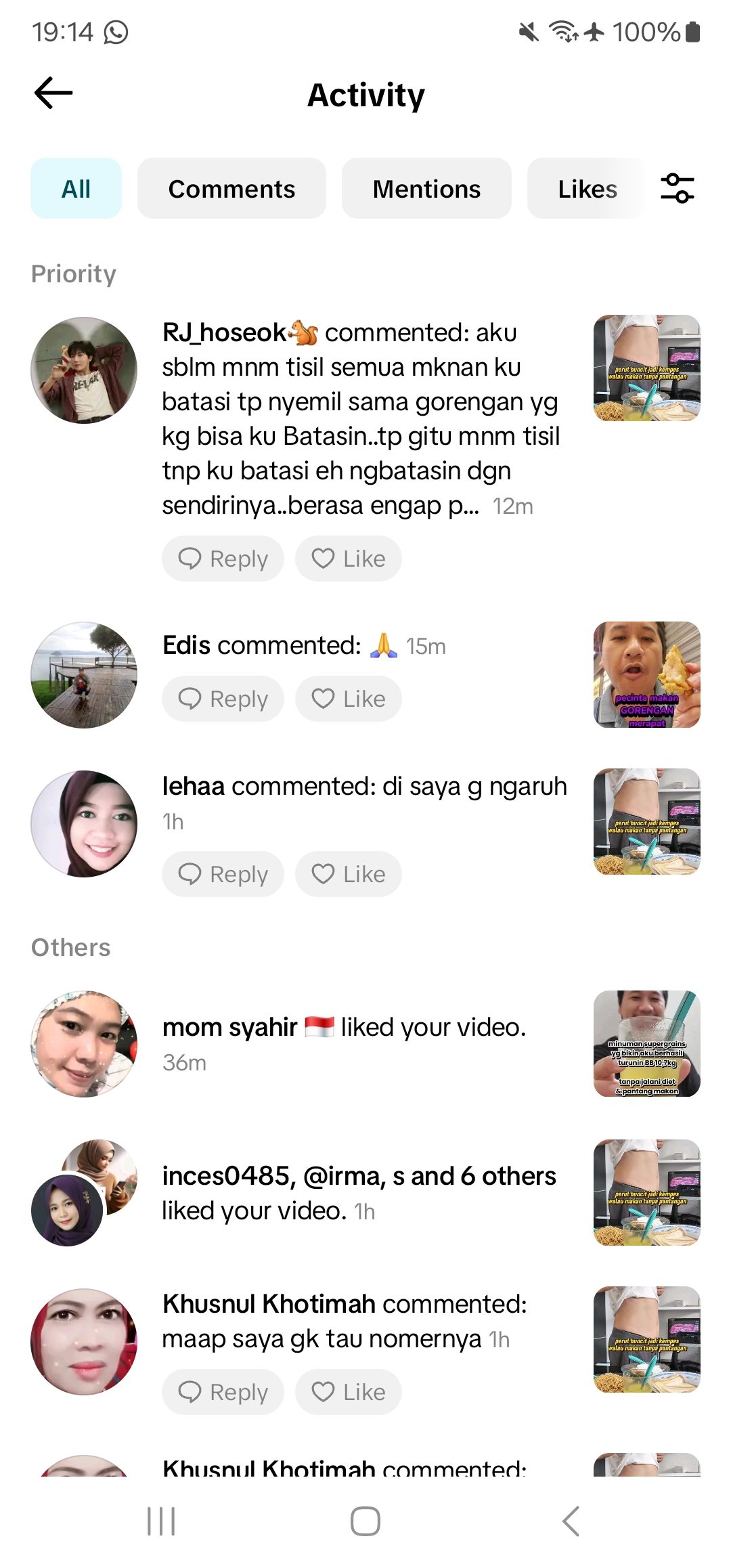 Testimoni RJ Hoseok – Bukti hasil TISIL Supergrains