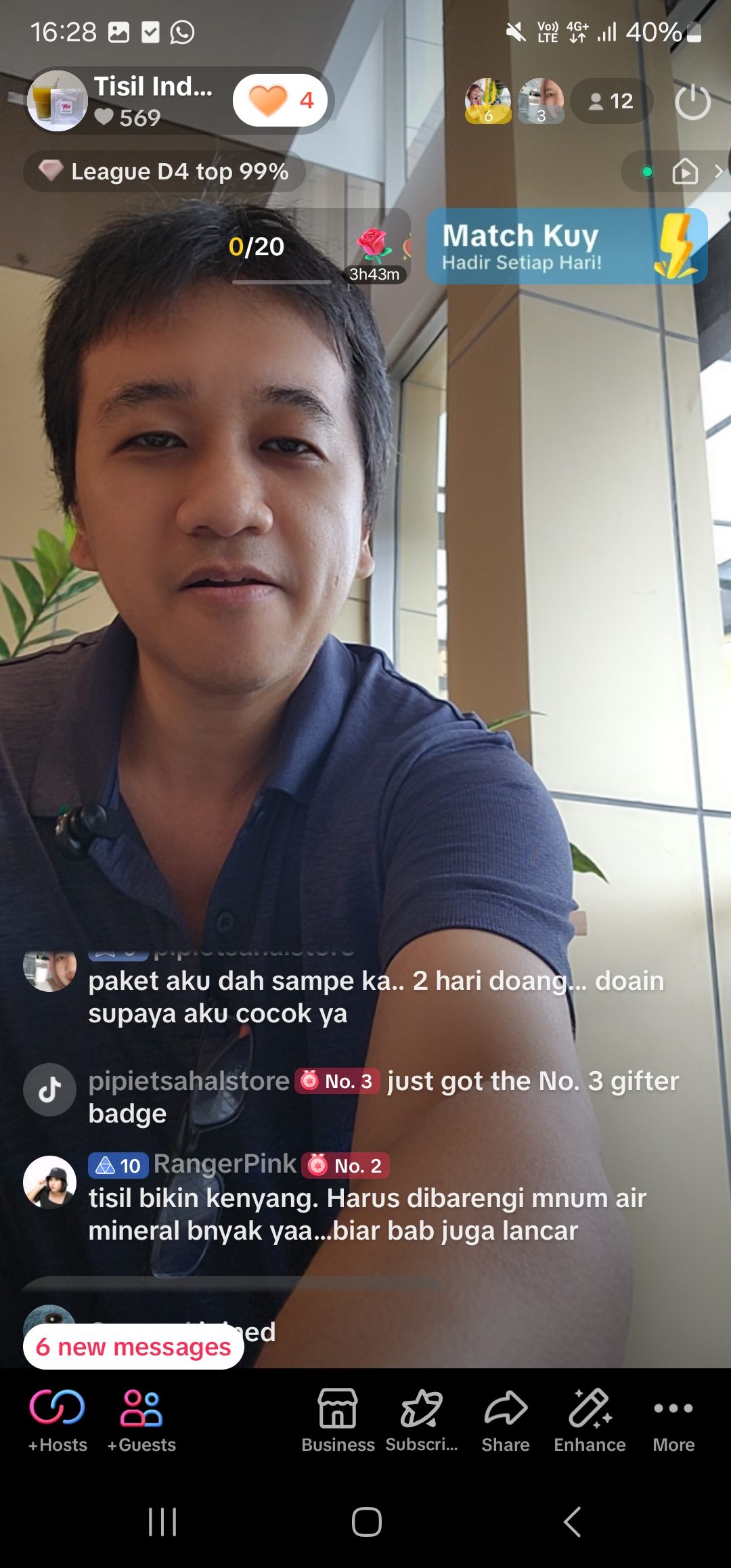 Testimoni Ranger pink – Bukti hasil TISIL Supergrains