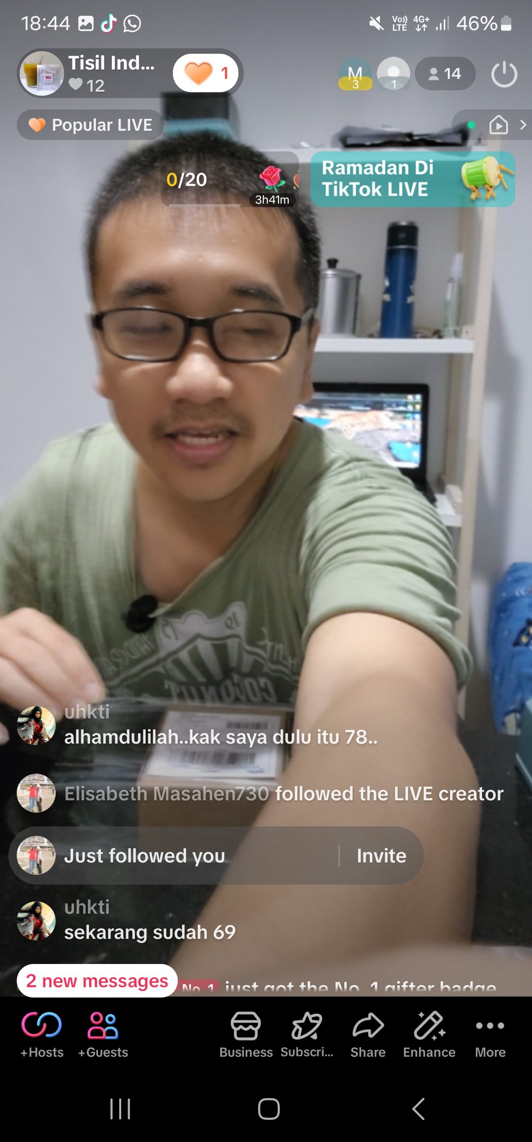 Testimoni Uhkti – Bukti hasil TISIL Supergrains