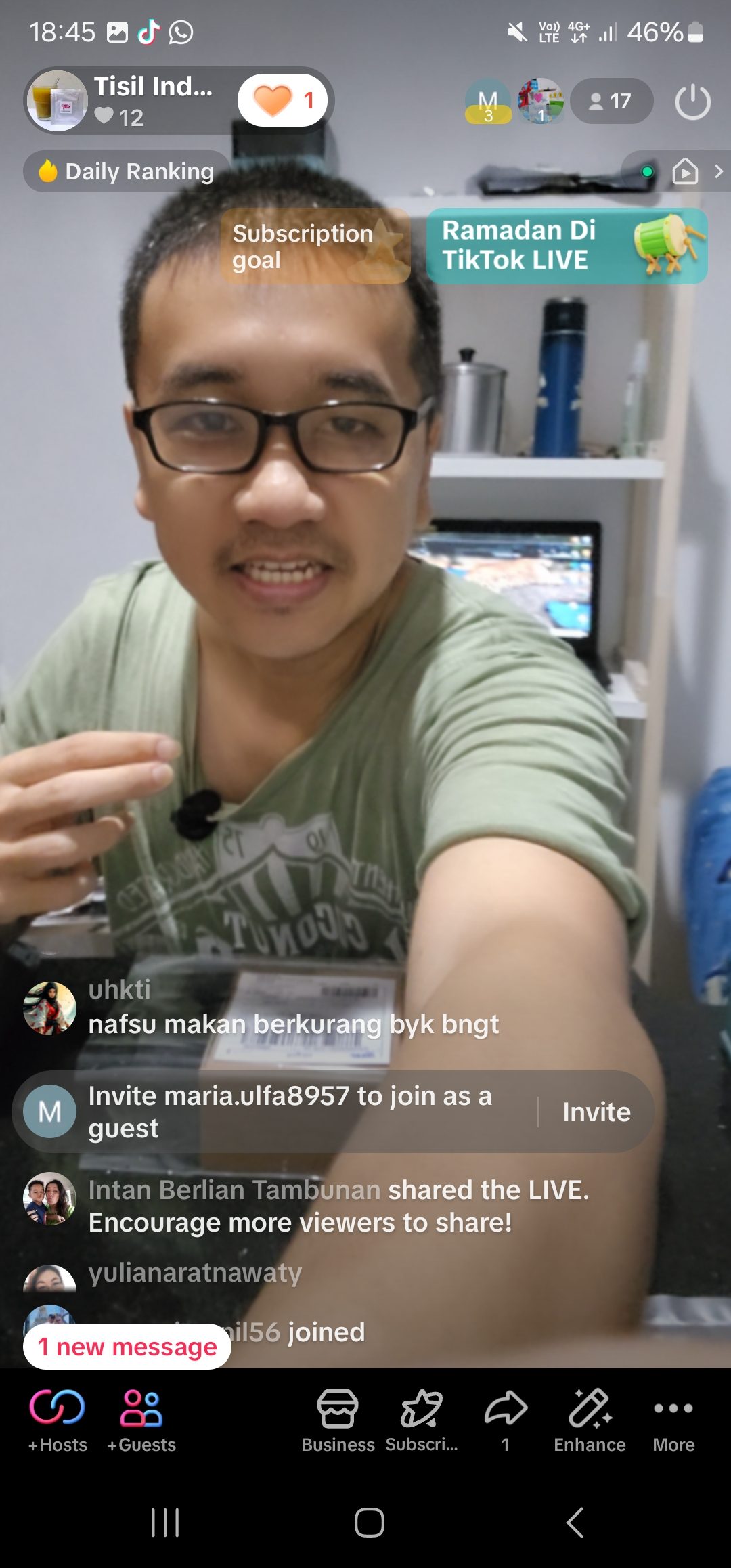 Testimoni Uhkti – Bukti hasil TISIL Supergrains