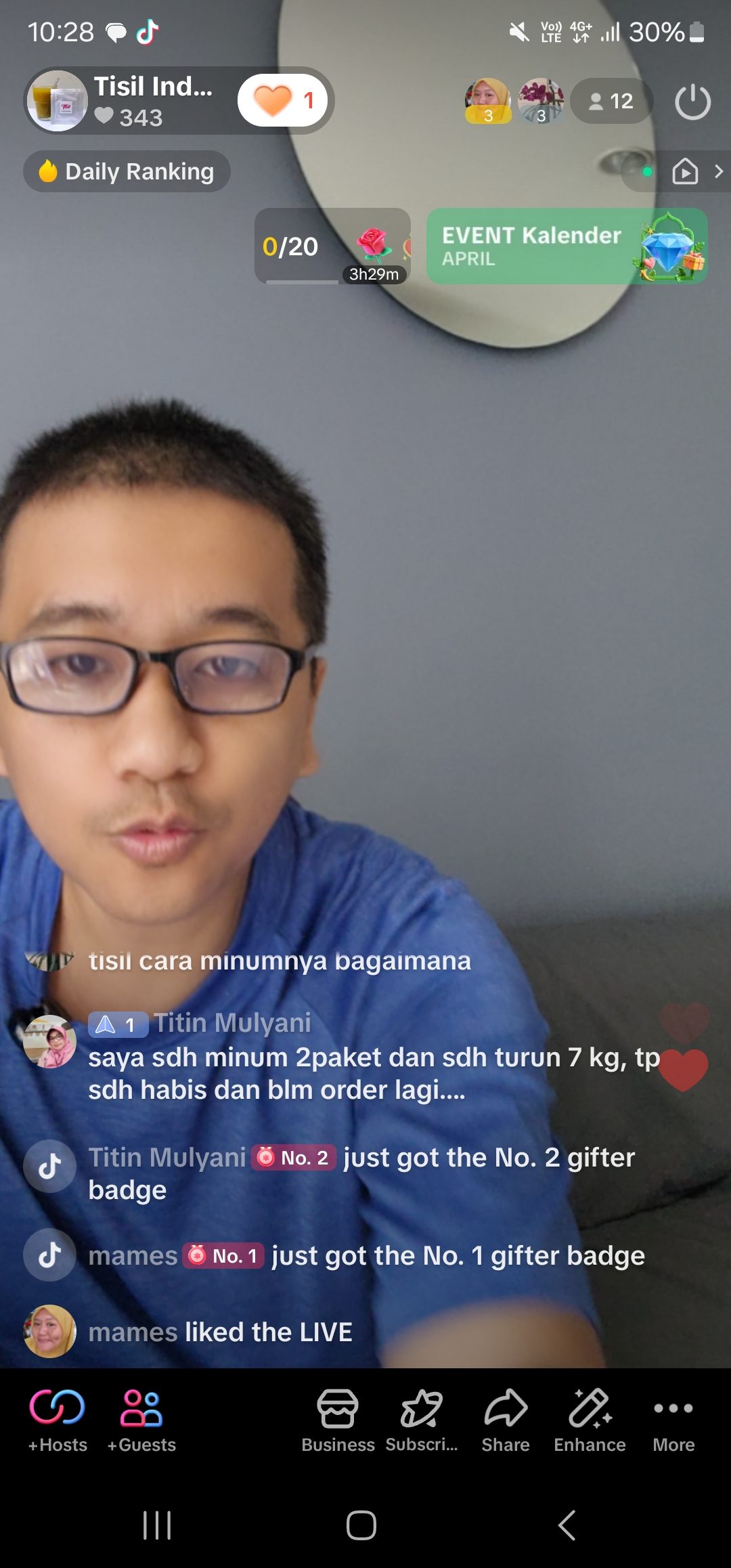 Testimoni Titin Mulyani – Bukti hasil TISIL Supergrains