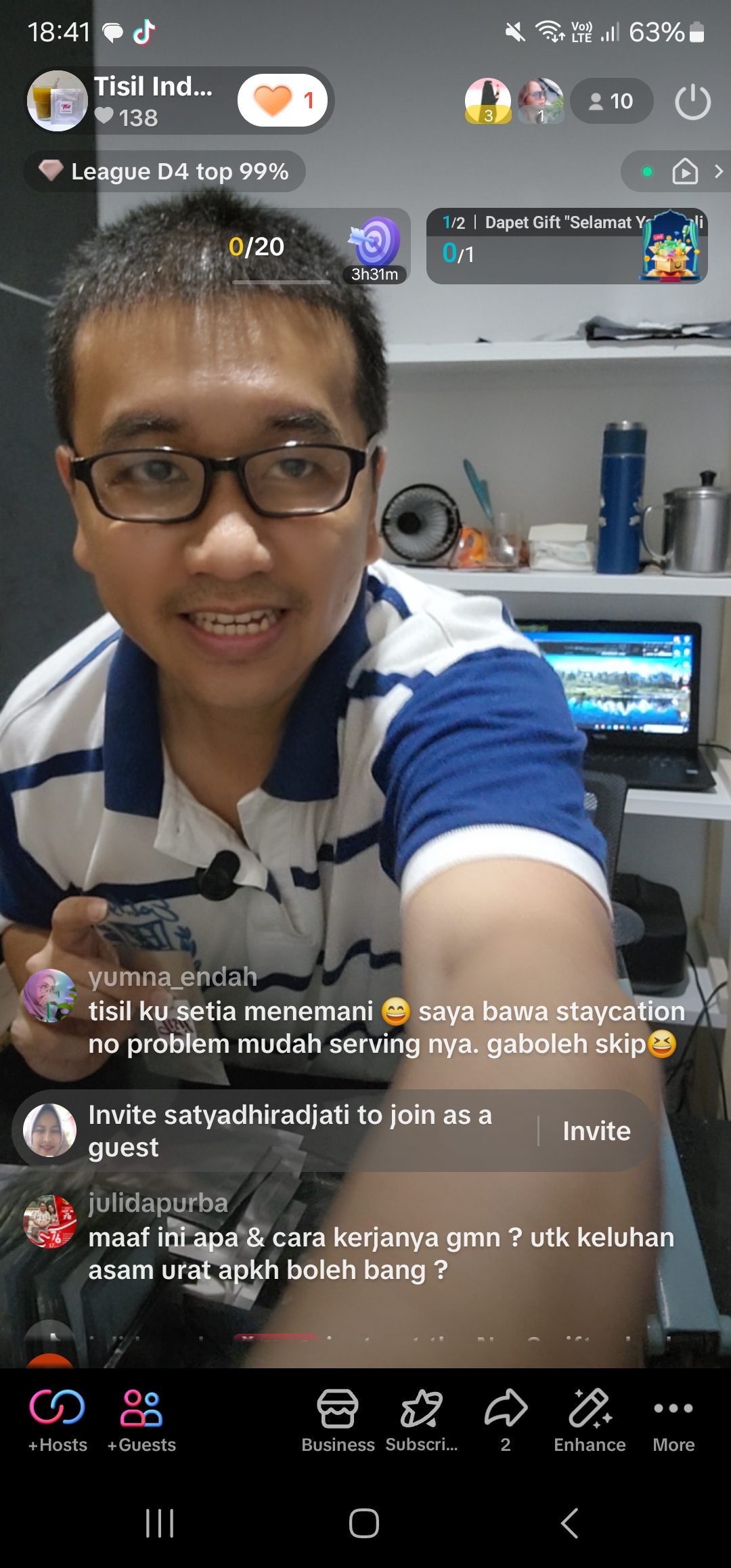 Testimoni Yumna endah – Bukti hasil TISIL Supergrains