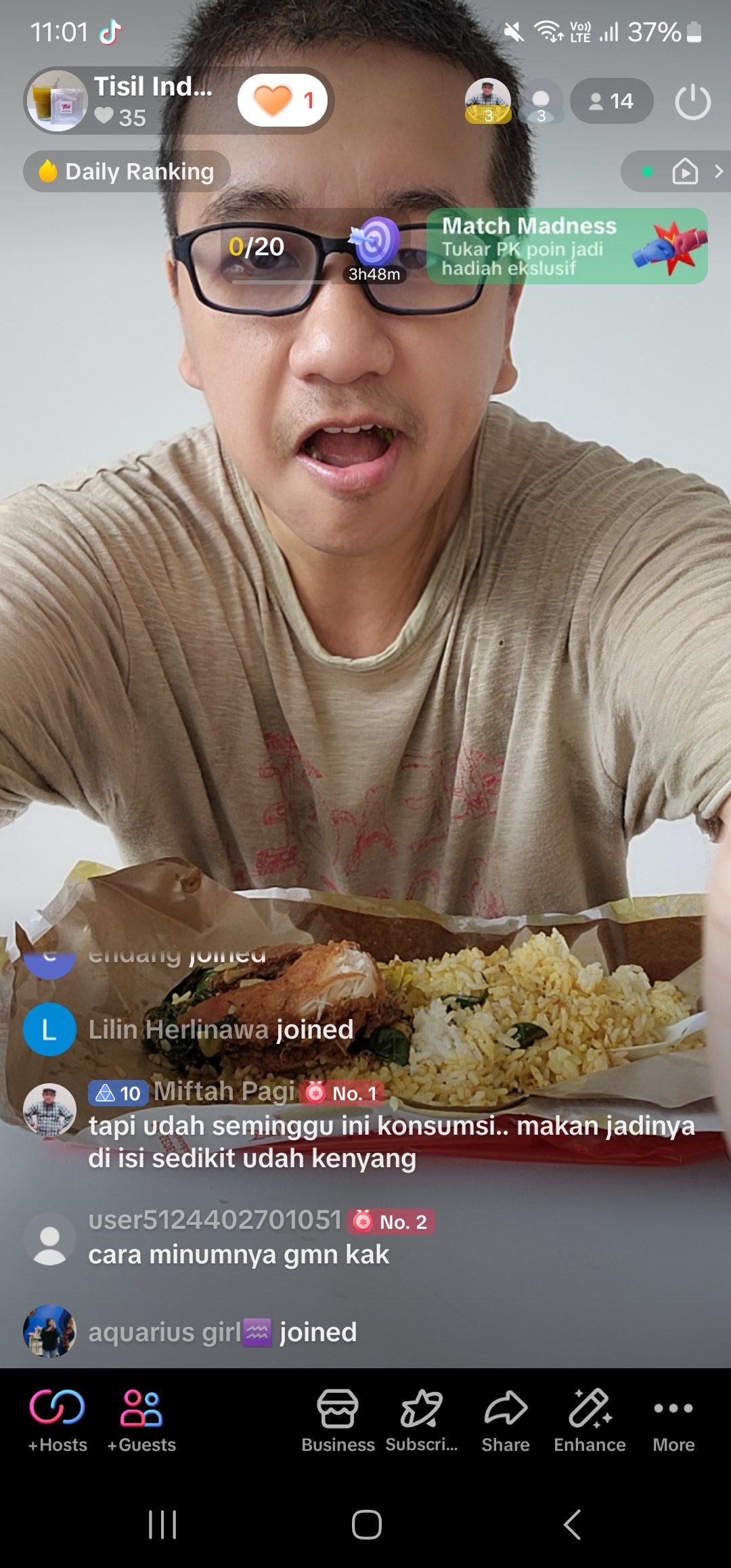 Testimoni Miftah pagi – Bukti hasil TISIL Supergrains